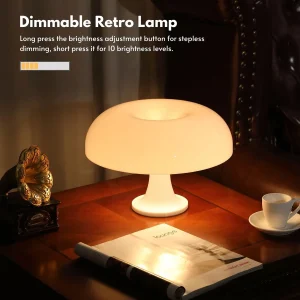 Mushroom Lamp for Room Aesthetic