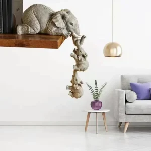 Elephant Decor Figurines,  Hanging Sculpture