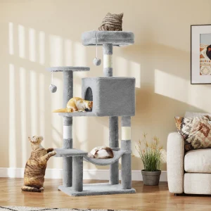 Natural Sisal Scratching Posts Stable Pet House for Indoor Cat