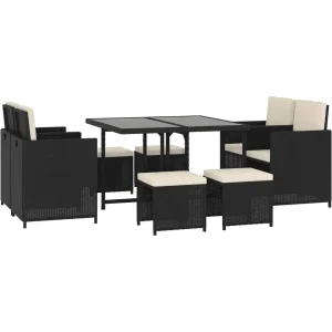8-Piece Wicker Patio Furniture Set