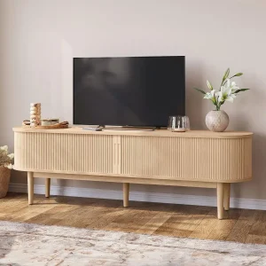 70 Fluted TV Stand for TVs up to 80 Inch,