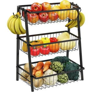 Simple Trending 3 Tier Fruit Basket